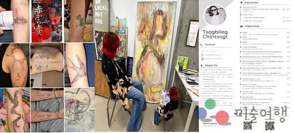 사진: 몽골 현대미술의 최전선을 이끌 Z세대 아티스트 할리운(Harleyun) (1).