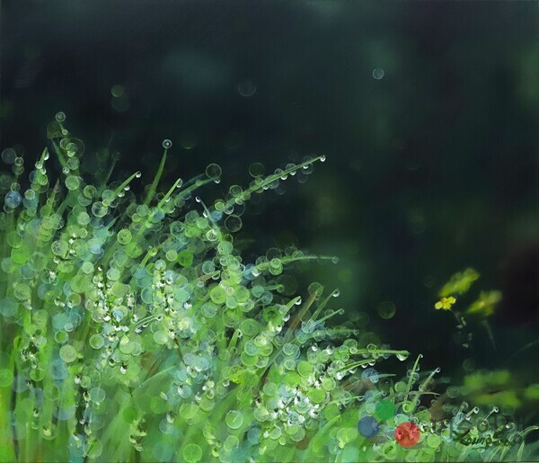 Natural Image 53 x 45.5 cm  Oil on canvas  2025