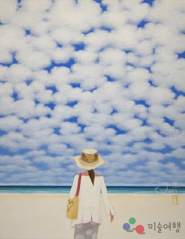 그녀의 바다 53.0x40.9cm 2023 (3)