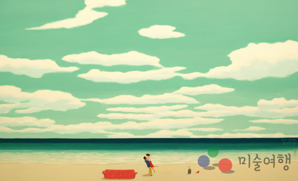 눈이 부시게 푸르른날_72.7×116.8㎝2009