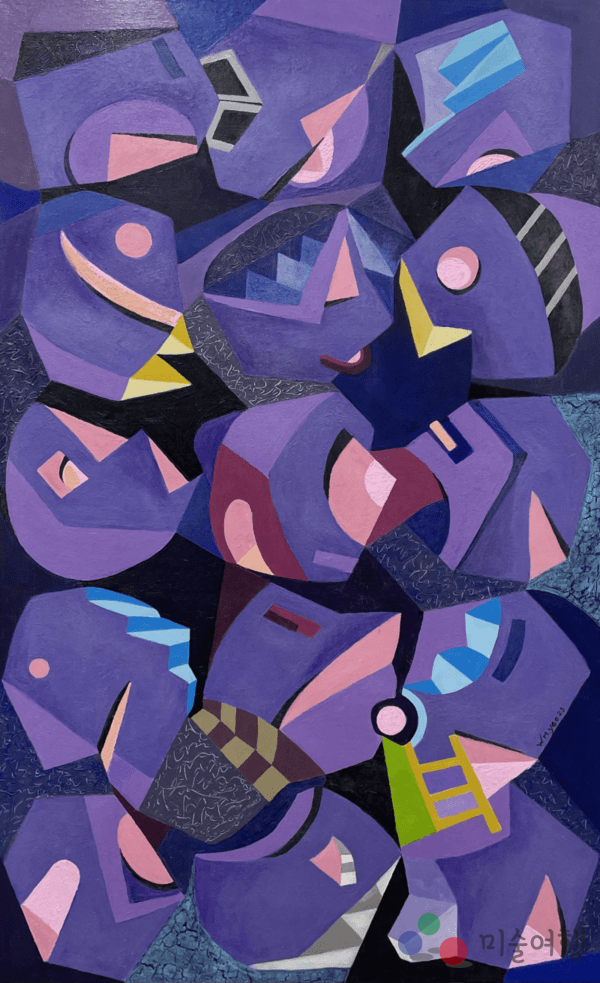 사진:&nbsp;여운미-마주보기Ⅰ 50호 2023